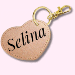 Schlüsselanhänger Herz mit Name Personalisiert