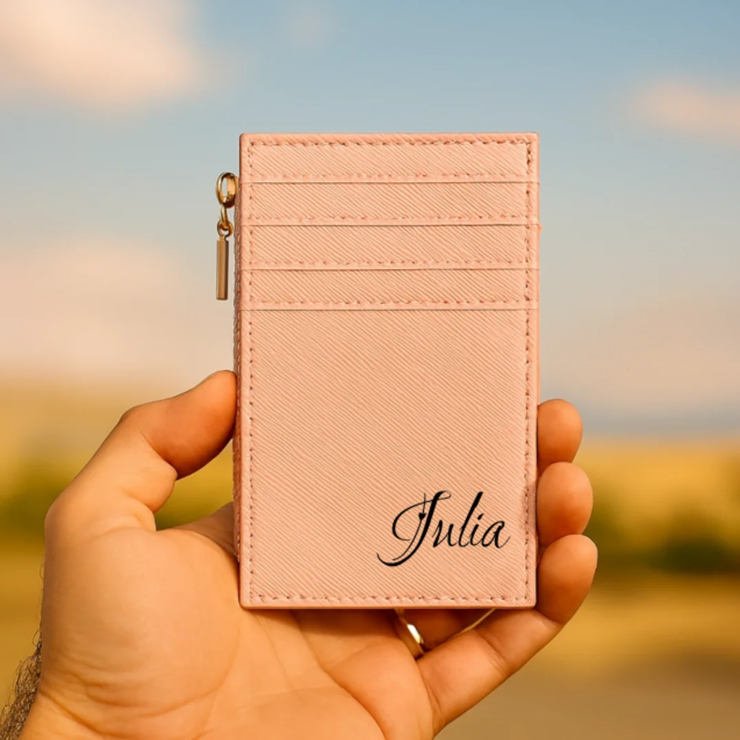 Screenshot 2026-02-03 203345 Kartenetui mit Münzfach Kleine Geldbörse für Damen & Herren Personalisiert – Bild 1