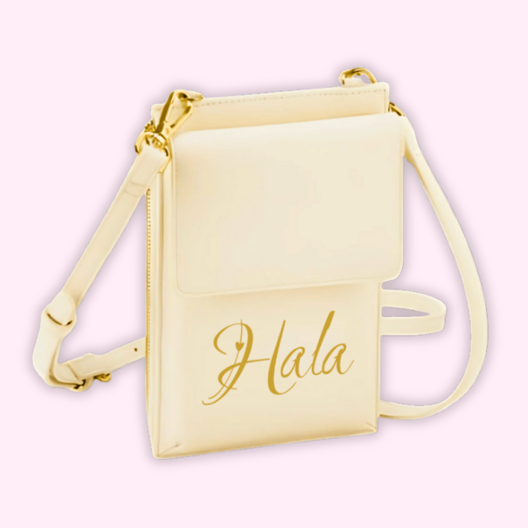 Shrikhand (6) Handy-Umhängetasche Damen – Kleine Geldbörse mit Namen Personalisiert – Bild 1