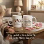 Muttertag geschenk mit Bilder - Personalisierte Tasse – Bild 2
